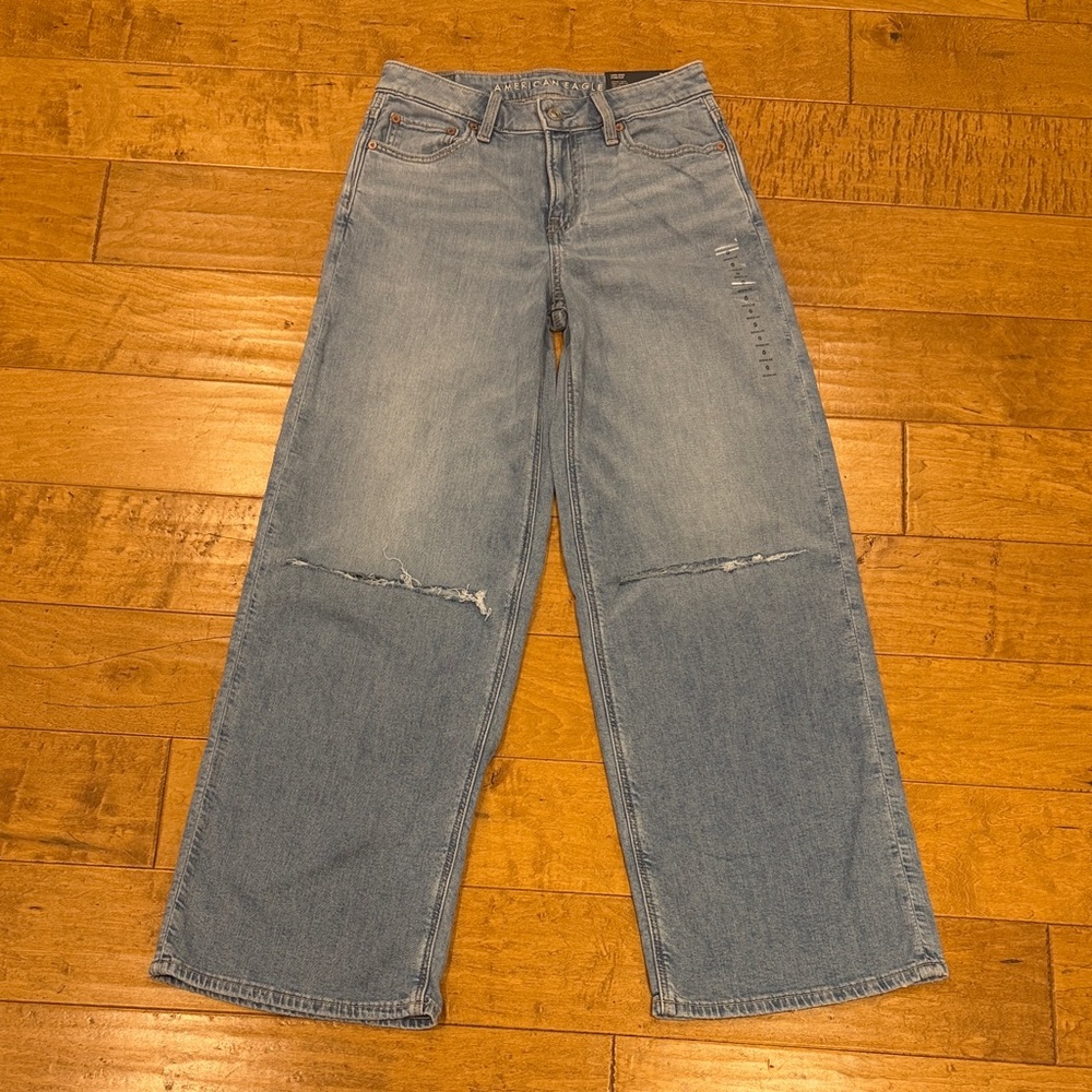 American Eagle Outfitters Light Blue Flare Jeans